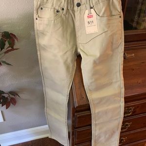 Khaki LEVI 511 boys pants size